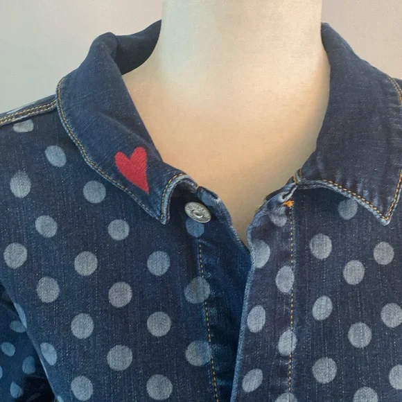 LuLaRoe NWT Kenny jean jacket 3XL - Picture 2 of 16